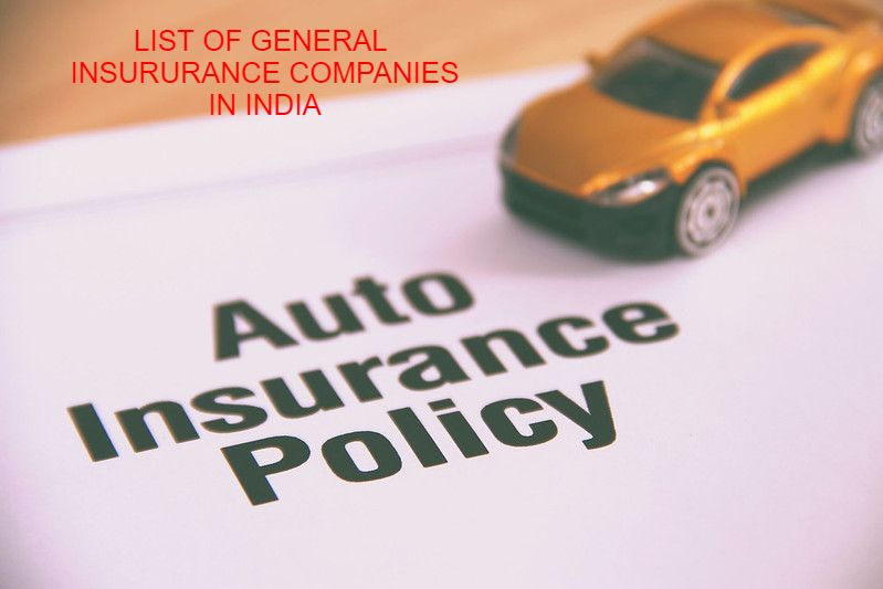 GENERAL INSURANCE COMPANIES IN INDIA