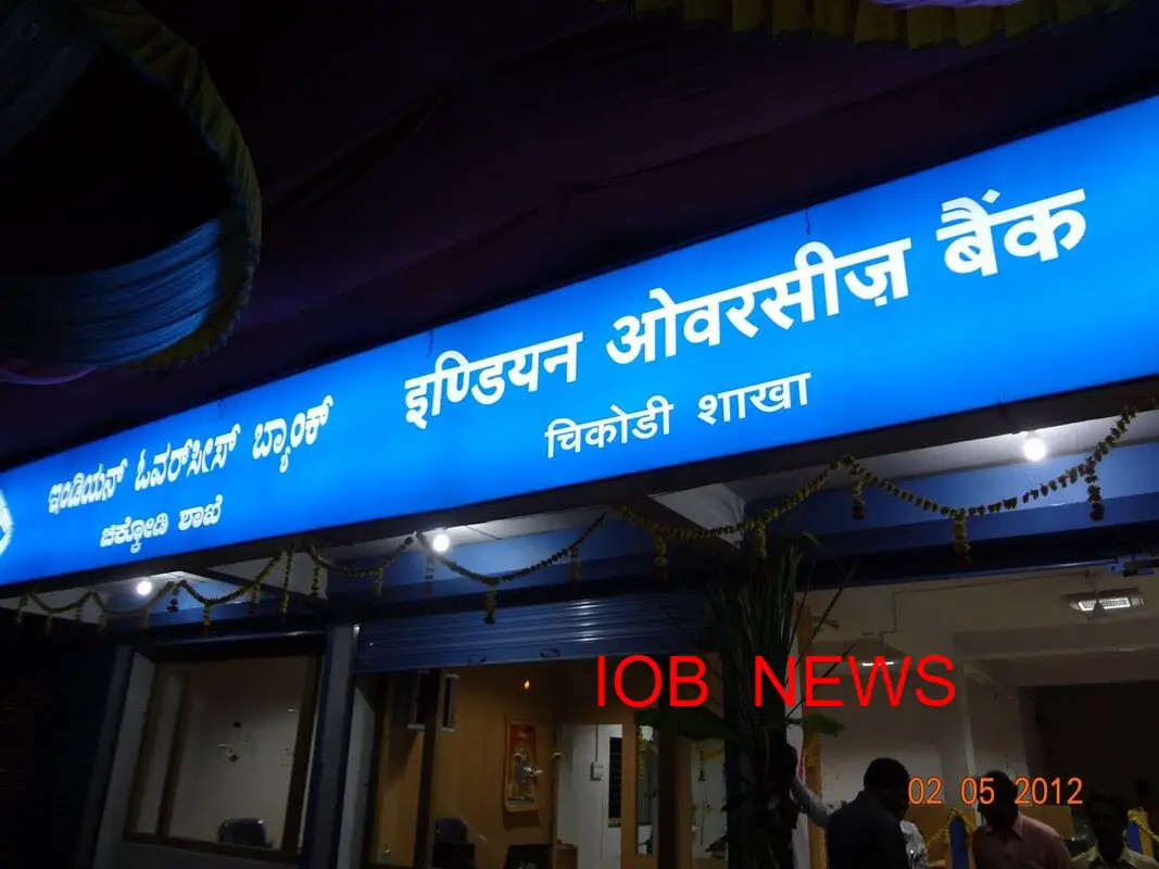 INDIAN OVERSEAS BANK NEWS 